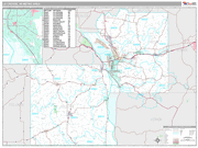 La Crosse-Onalaska Wall Map Premium Style